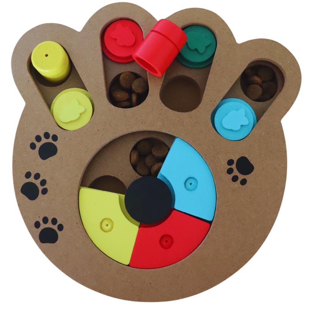 Intelligenzspielzeug aus Holz für Hunde – Umweltfreundlich & Stabil