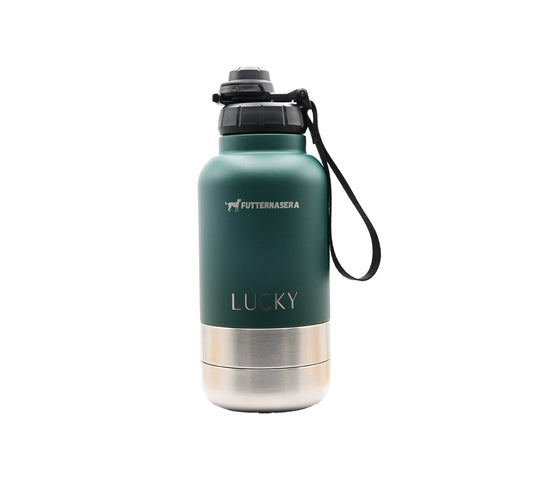Hundeflasche mit abnehmbarem Napf - 1 Liter - Verschiedene Farben