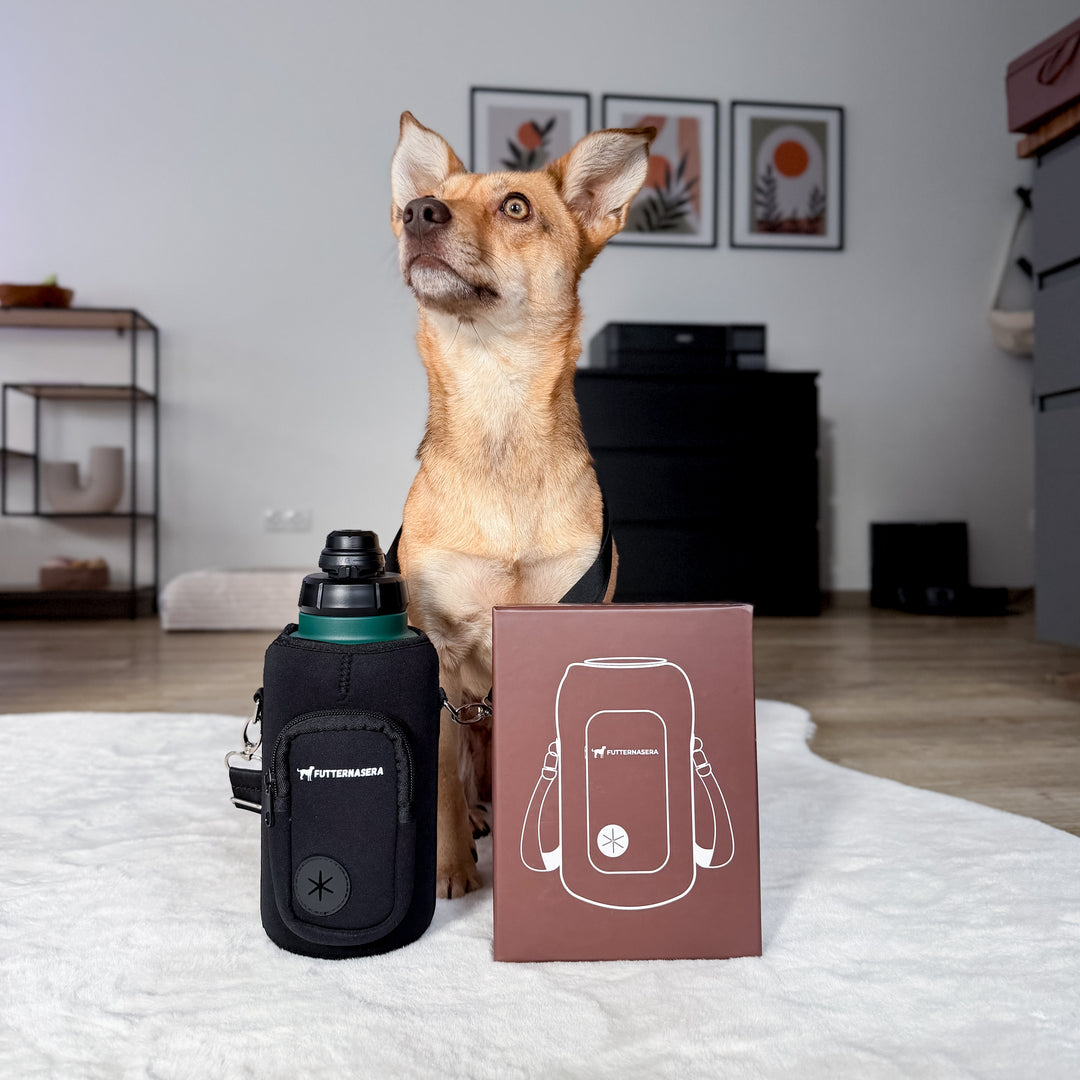 Umhängetasche für unsere Hundeflasche
