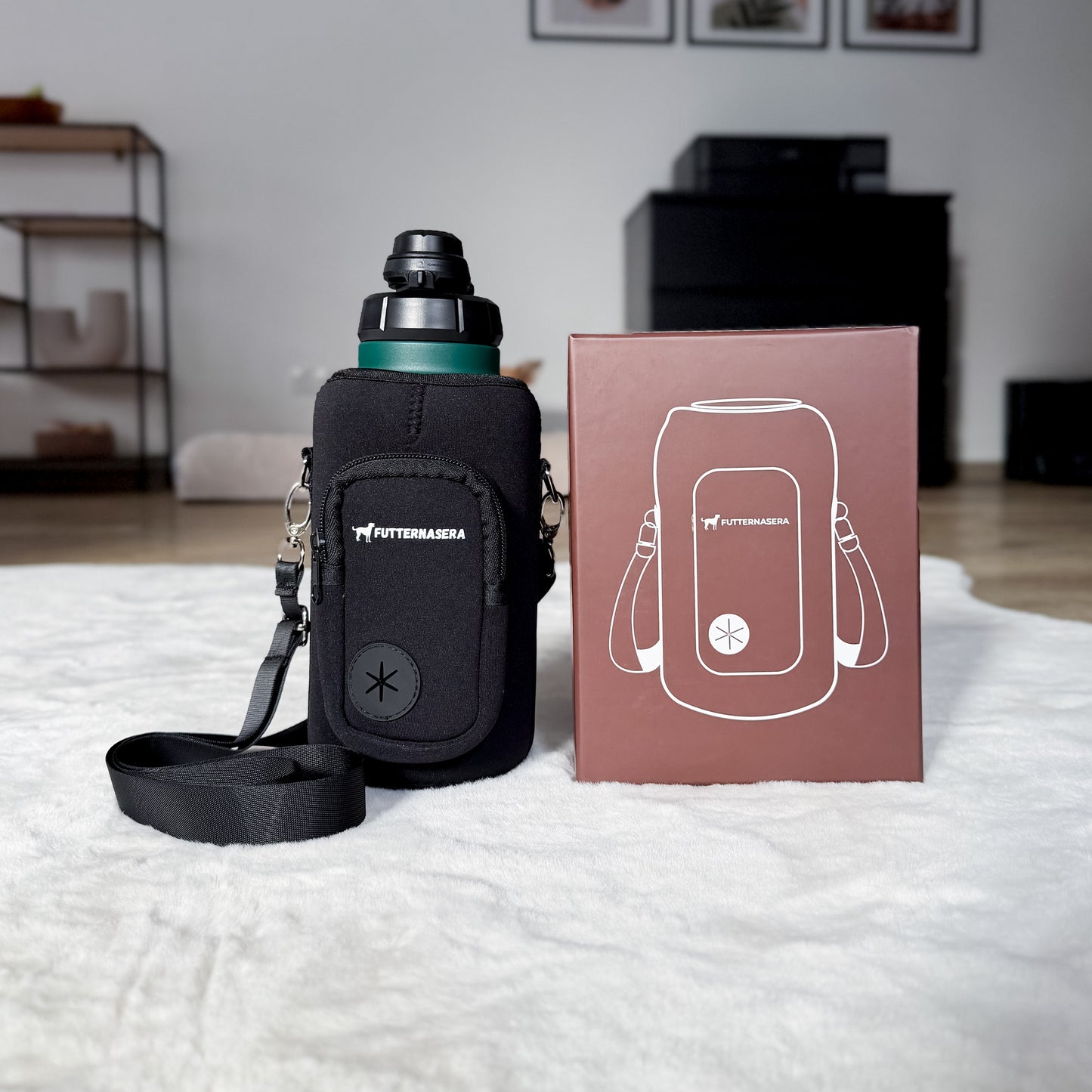 Umhängetasche für unsere Hundeflasche